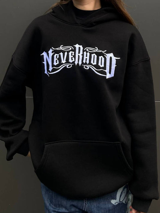 Neverhood Black Unisex Hoodie